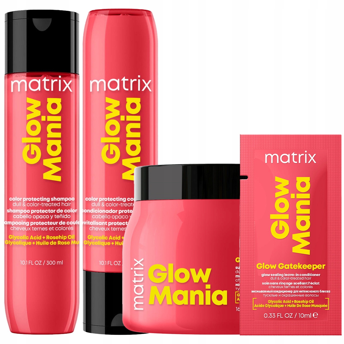 Matrix Glow Mania posilující šampon – kondicionér – maska na vlasy Dárek