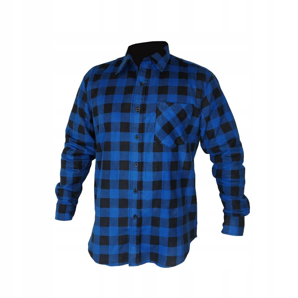 Фланелева сорочка XL Blue LUX