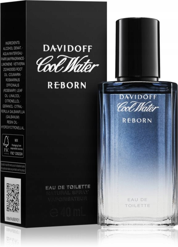 Davidoff Cool Water Reborn Edt M 40 ml