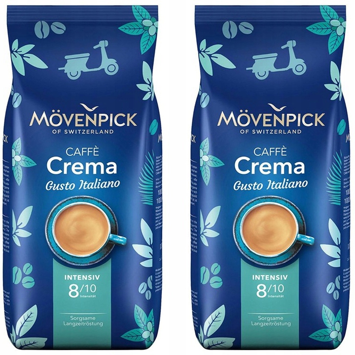 Kawa ziarnista Movenpick Intensywny 8/10 Caffe Crema Gusto Italiano 2x1kg