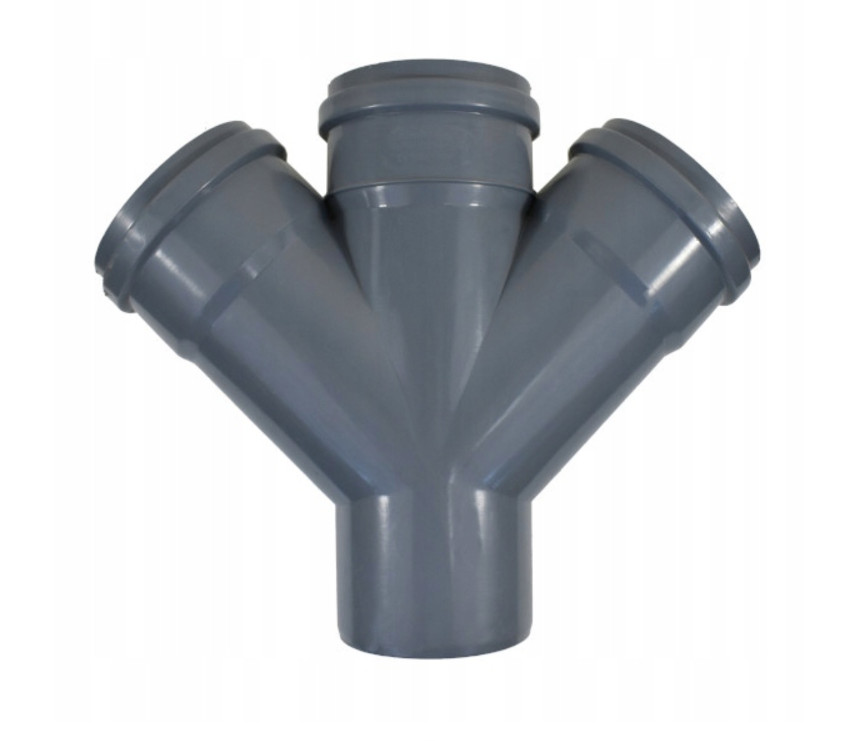 

Czwórnik kanalizacyjny PP-b 110 mm 45 stopni
