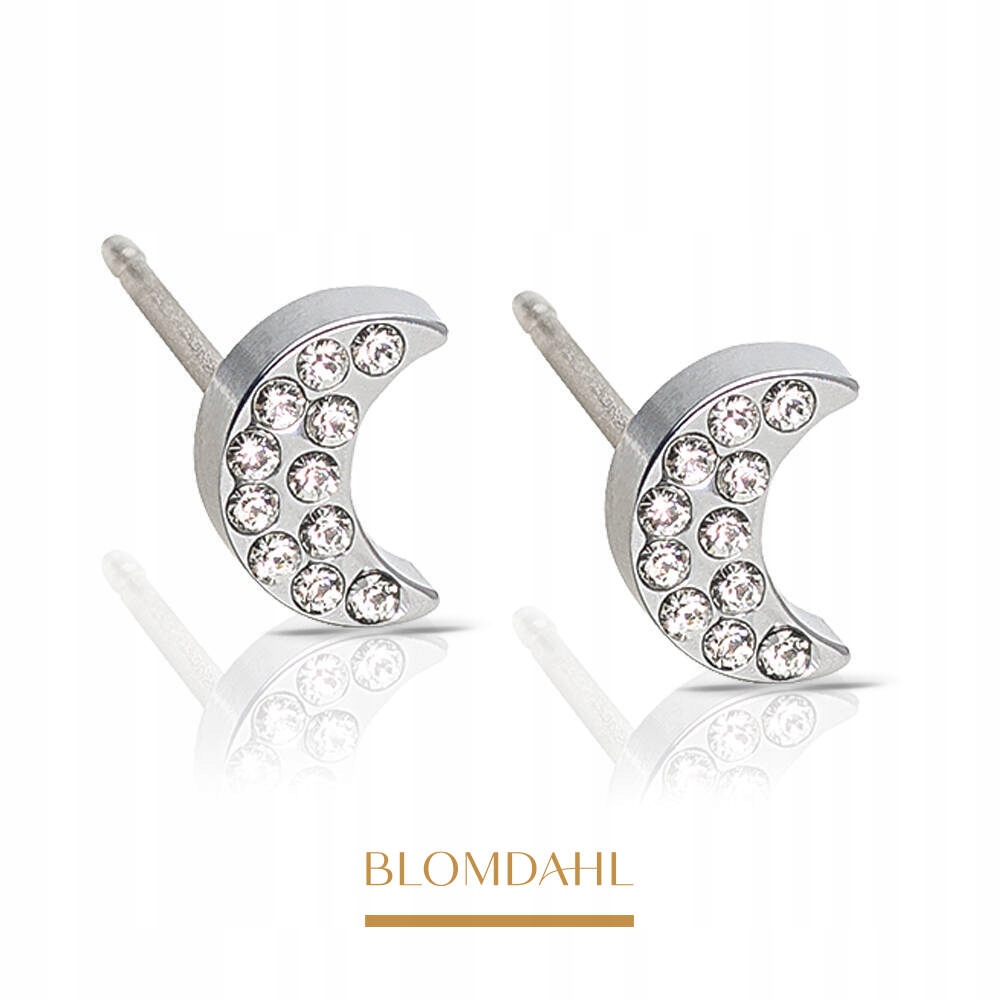 Hypoalergenní Náušnice Blomdahl Měsíc 6 mm