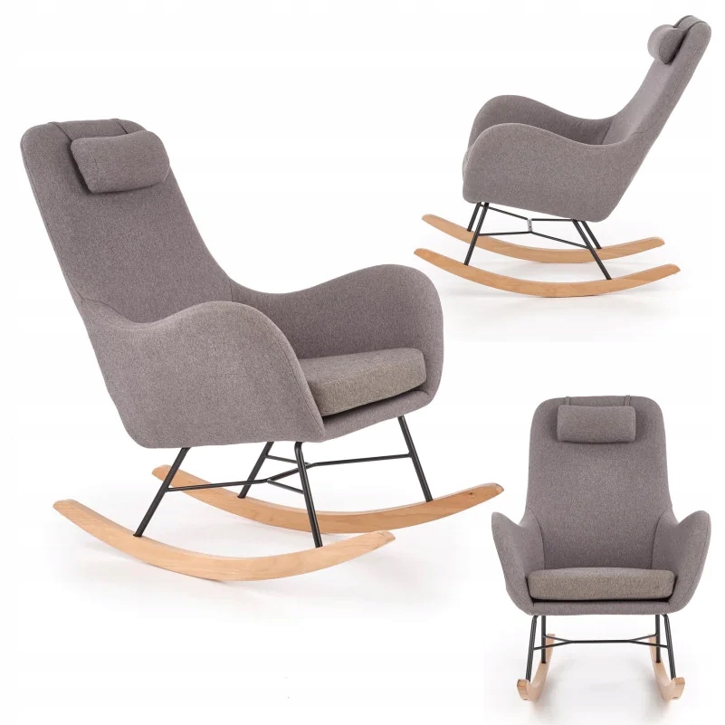 

Fotel Bujany Bujak Wypoczynkowy Botas Popielaty