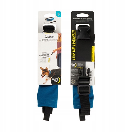 2X Nit Ize Obojek pro psa s vodítkem RadDog All-In-One S Červený