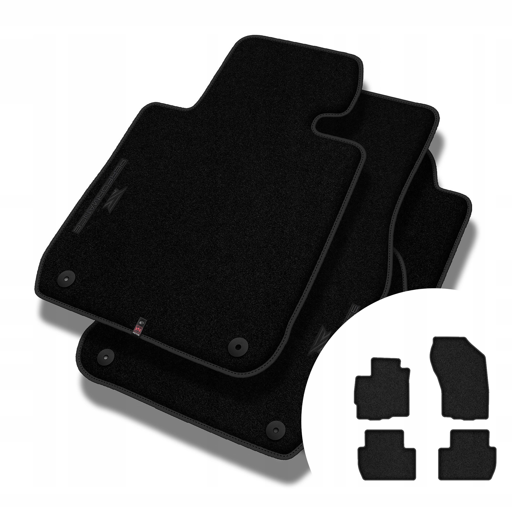 Velúrové koberčeky Performance Premium pre Citroen C-Crosser 2007-2012