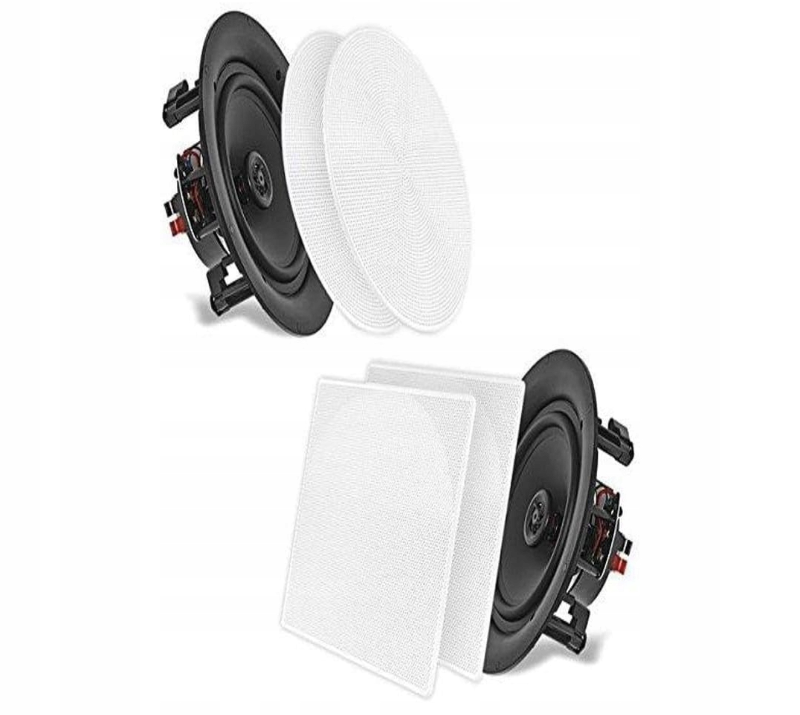 2-PÁSMOVÉ Stropní Nástěnné Reproduktory 200 W Nízko-středně Tónové 60-20 KHz