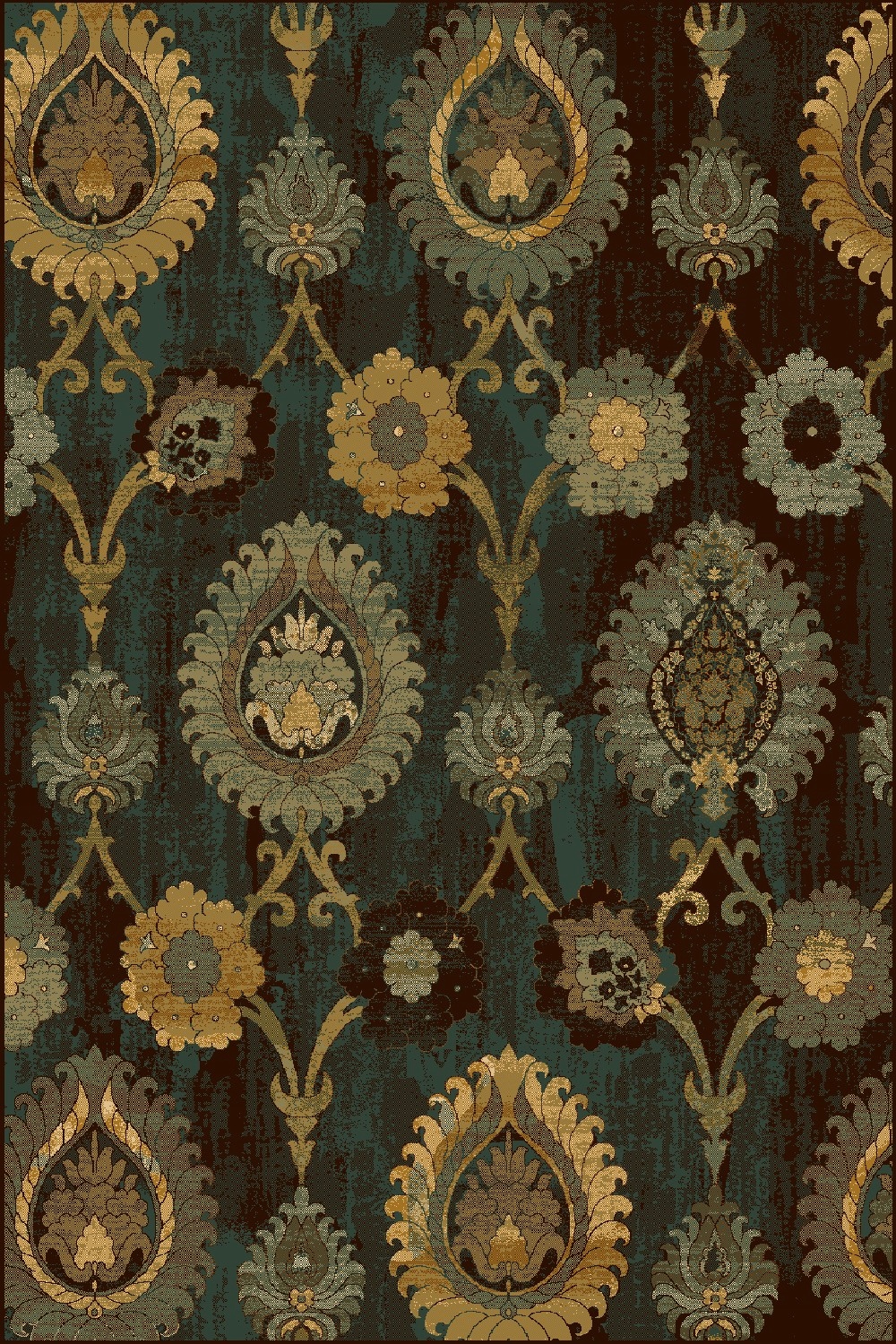 

Klasyczny Dywan Wełniany Polonia Olivo 200x300