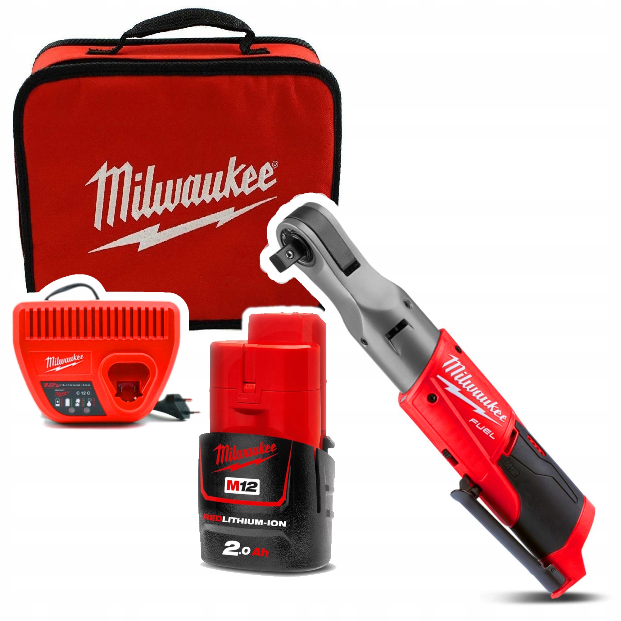 Milwaukee M12 FIR12-201B Grzechotka udarowa 1x2ah 4933459798
