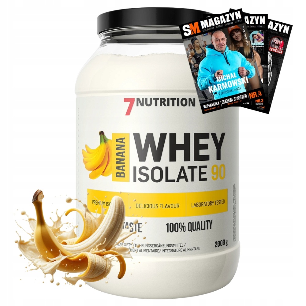 7NUTRITION Whey Isolate 90 2000 g Proteinový Izolát Redukce Síly