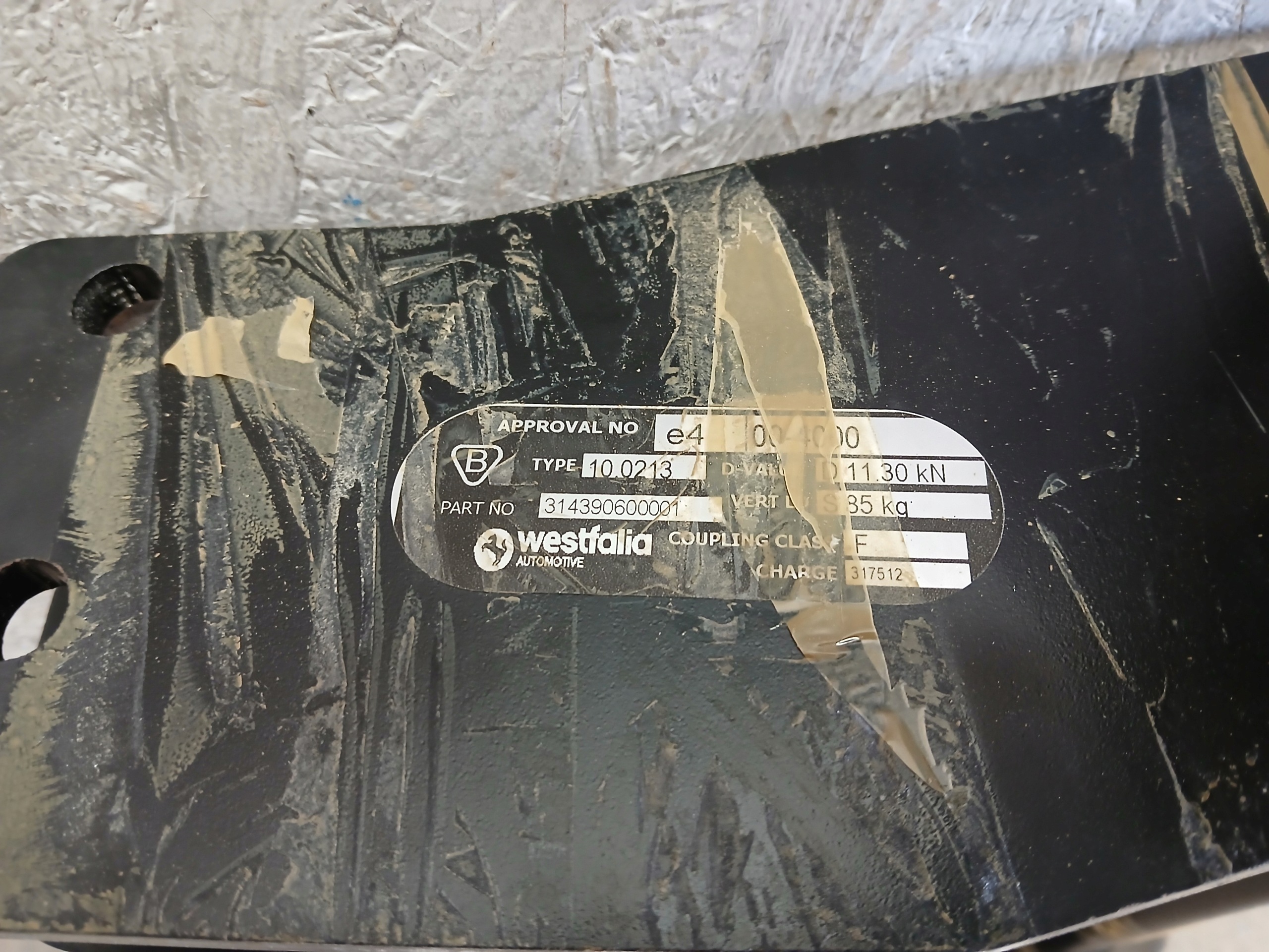 Gancio traino OPEL INSIGNIA A KOMBI 314390600001