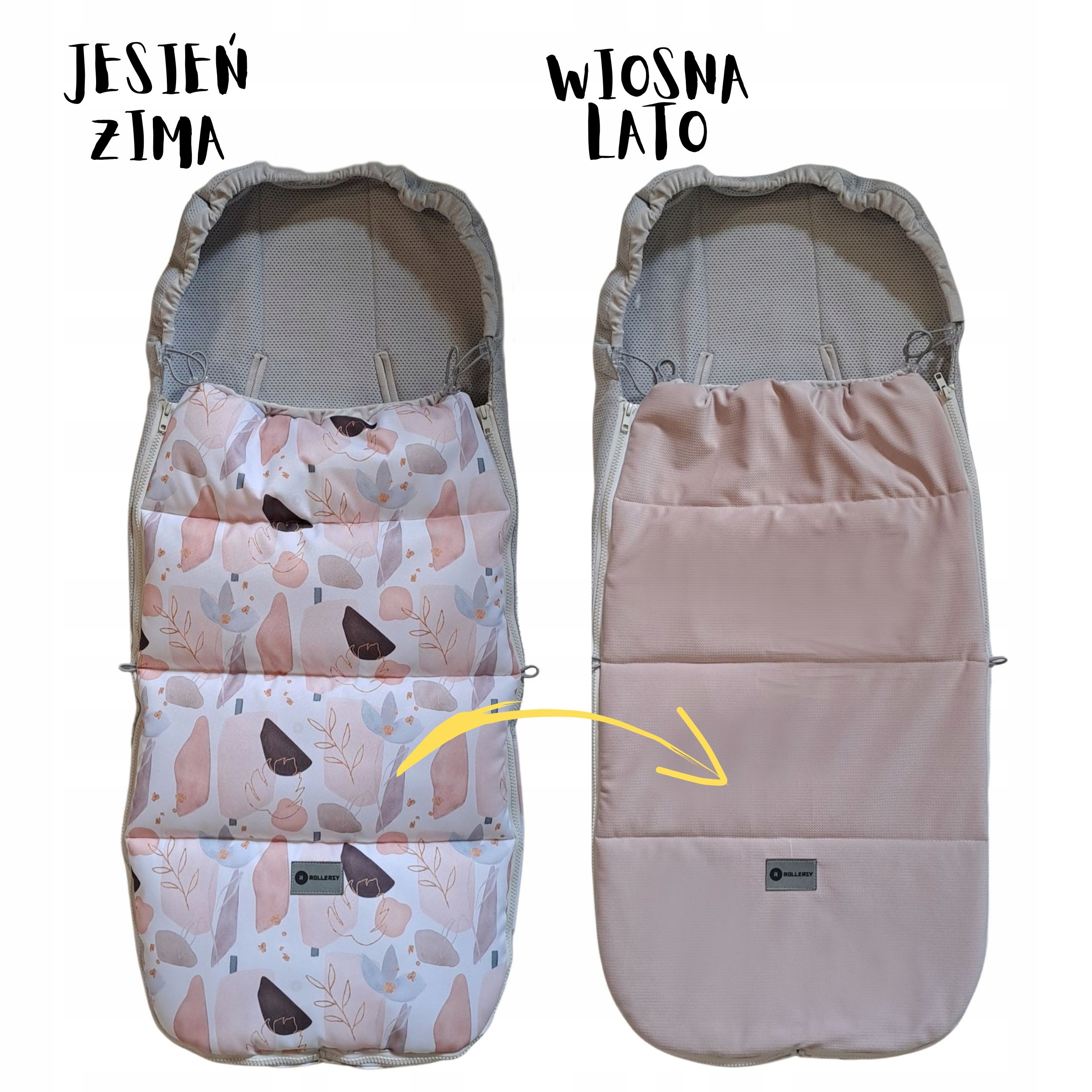 ŚPIWOREK DO FOTELIKA GOLD DUST ROSE ROLLERSY EAN (GTIN) 5907222115879