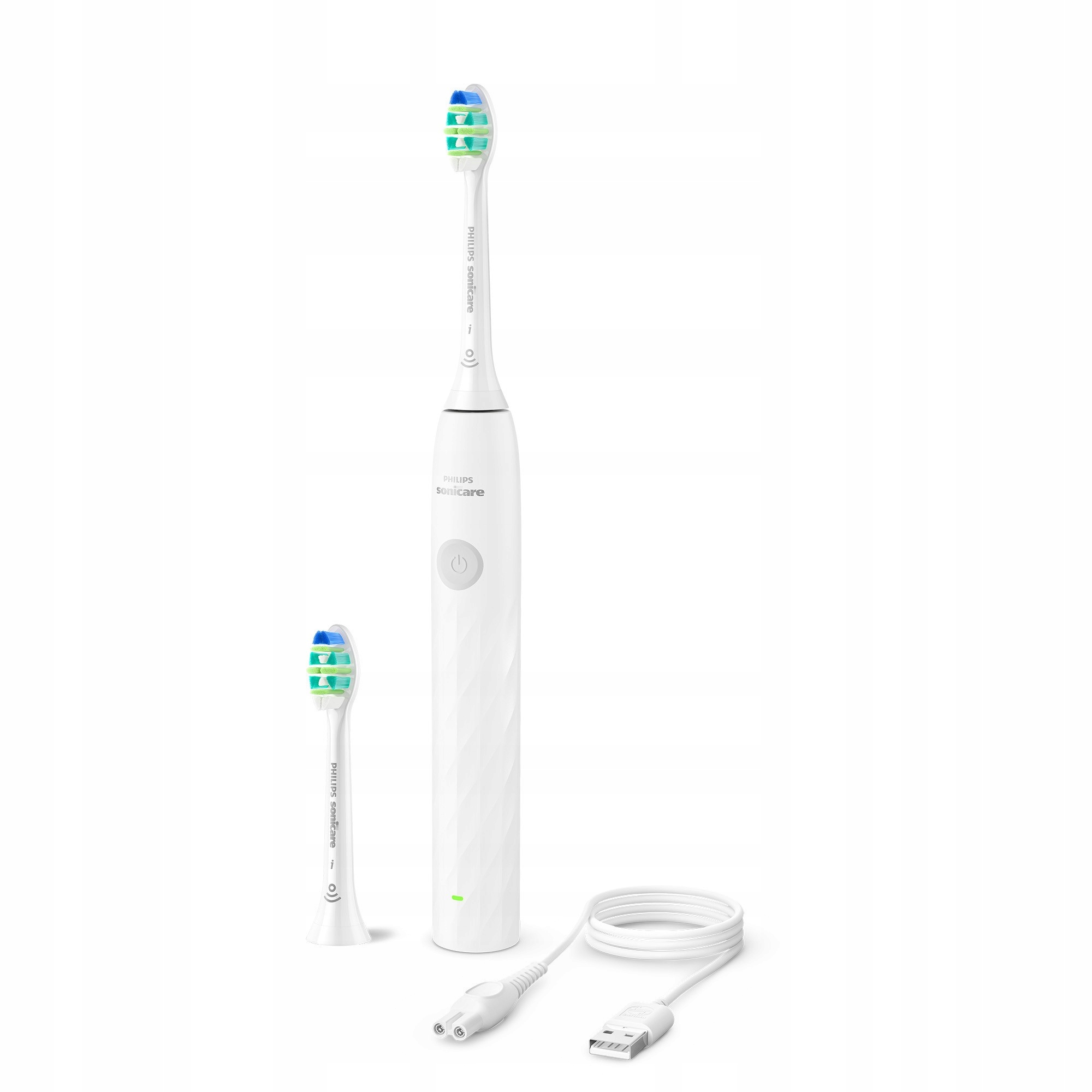 Philips Sonicare 1100 szczoteczka soniczna biała 2 końcówki HX3902/01