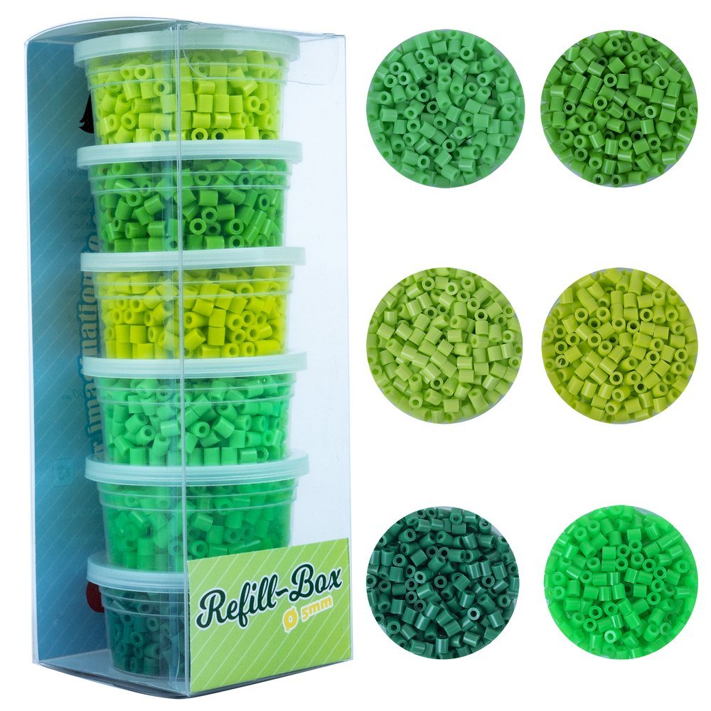 La Manuli Koraliki do prasowania 6 Kolorów Zielony 3000szt UZUPEŁNIACZ