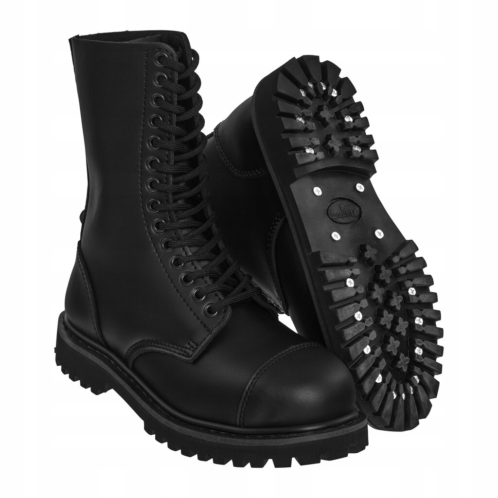 Vojenské taktické boty Brandit Phantom 14 Eyelet černá 40