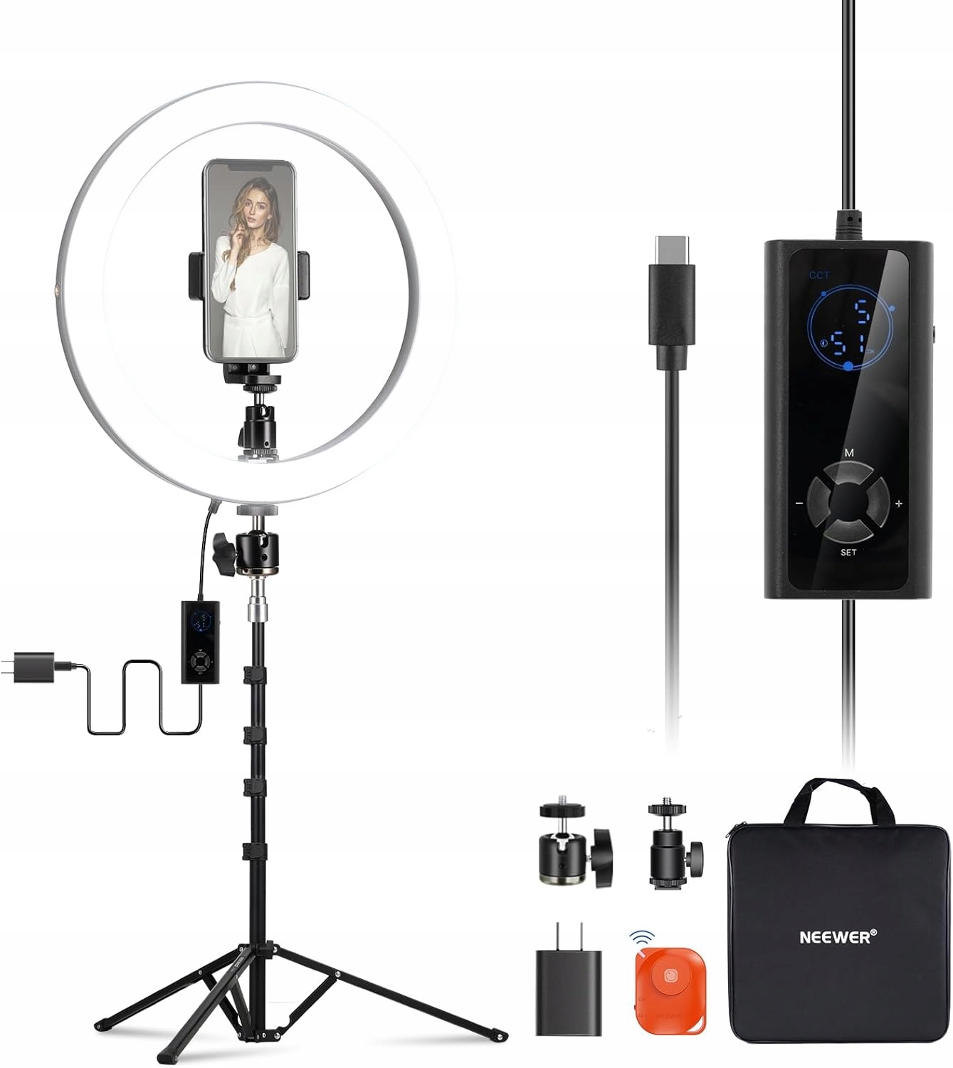 Svítilna Ring Led Neewer 2900K-7000K Pilot Stativ