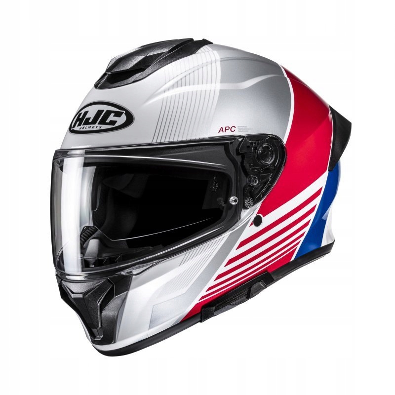 Motocyklová Prilba Hjc C71 Morix Biela Červená