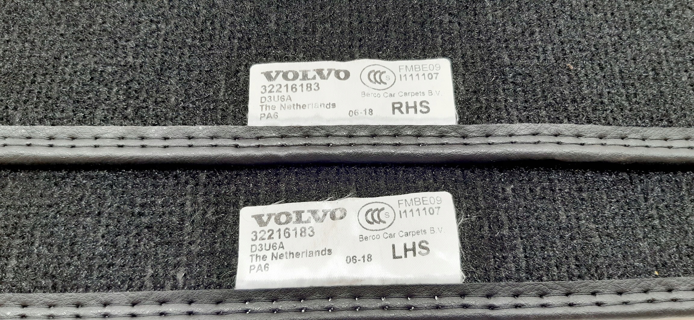 volvo V90 Коврики зад 32216183