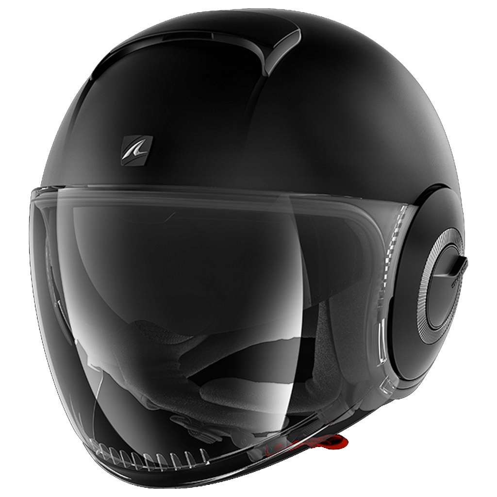 SHARK KASK MOTOCYKLOWY OTWARTY NANO BLACK MATT XS