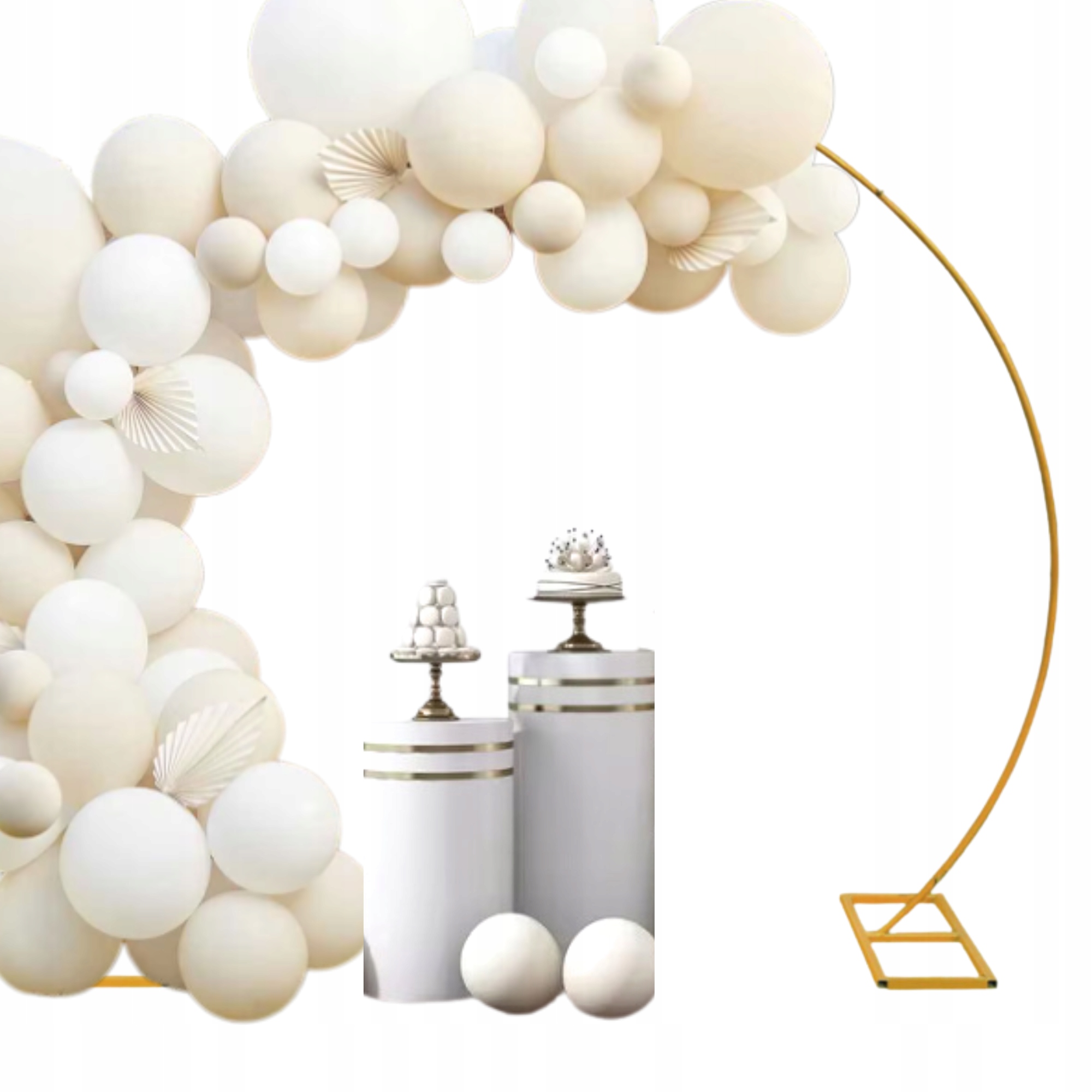 Stojan Na Balónky Srdce Rám Křest Křtiny Dekorace Na Sezení Velký 2,5 M