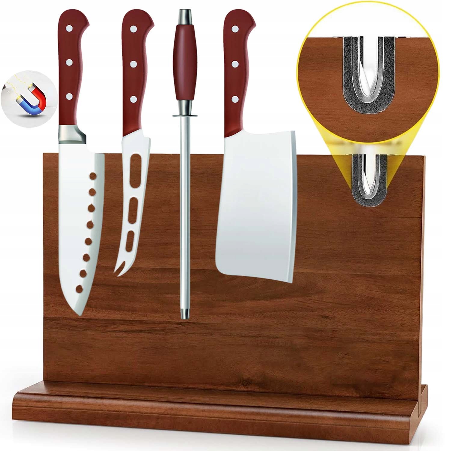 Magnetický Držák Na Nože Oboustranný Magnetický Držák Na Dřevo Na Nože