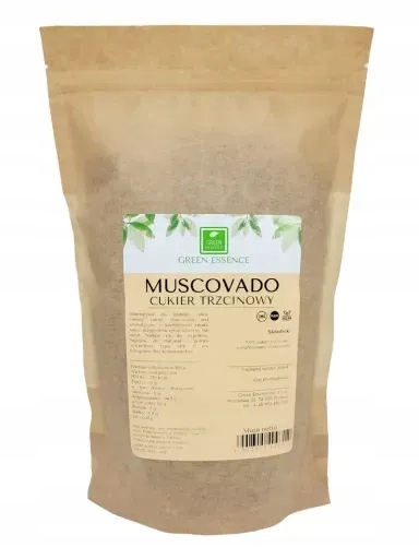 Levně 2x Green Essence Cukr třtinový Muscovado 1 kg tmavý cukr ideální