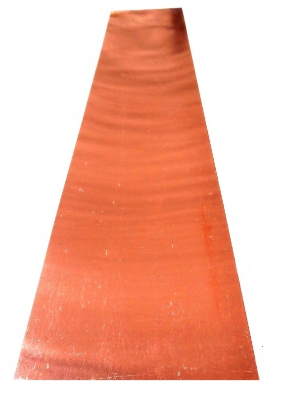 Taśma miedziana płaskownik blacha 120x1mm L=730mm