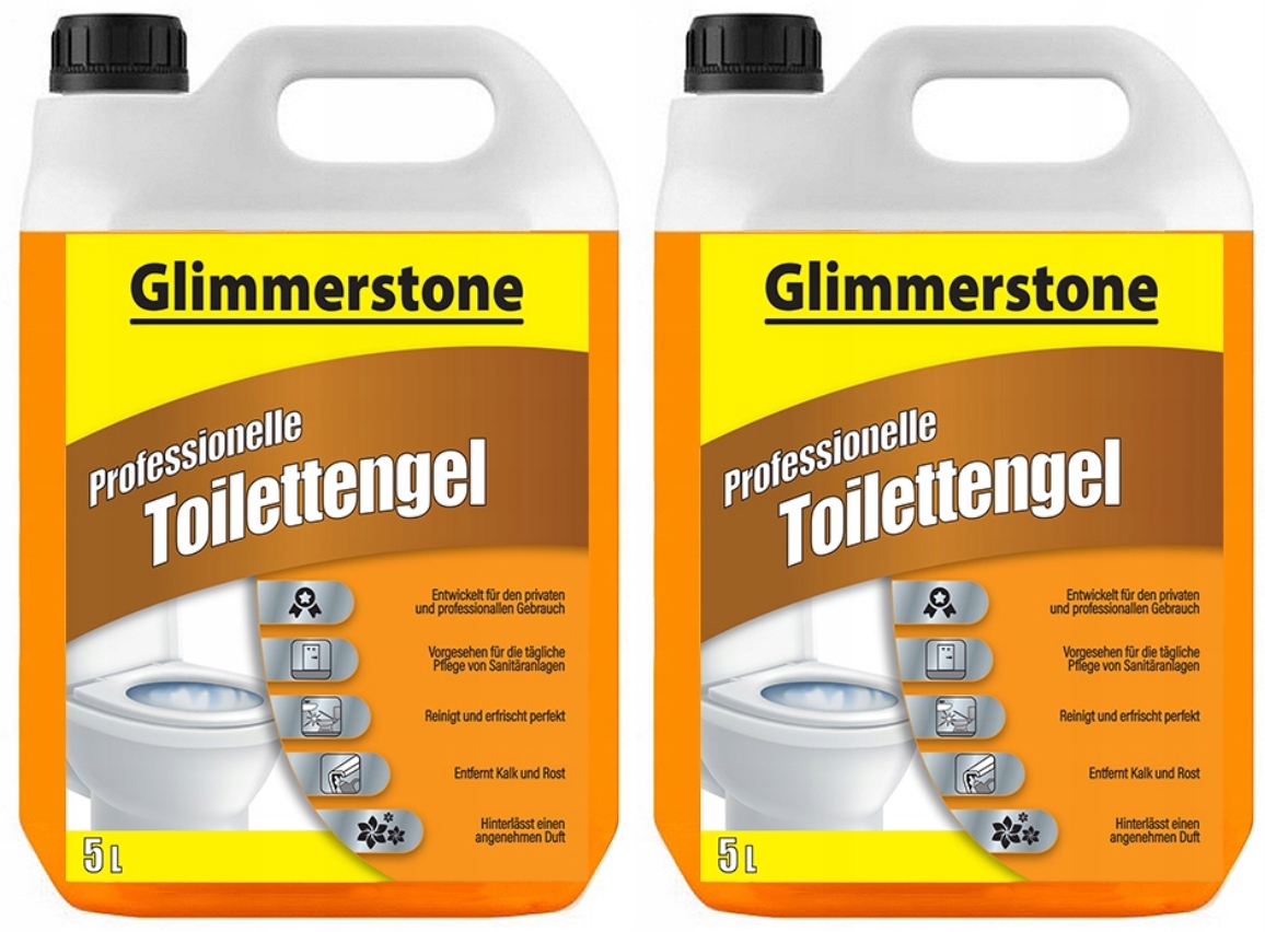 Levně Gel na Wc a Wc čistí Wc 2x5L 10L Den