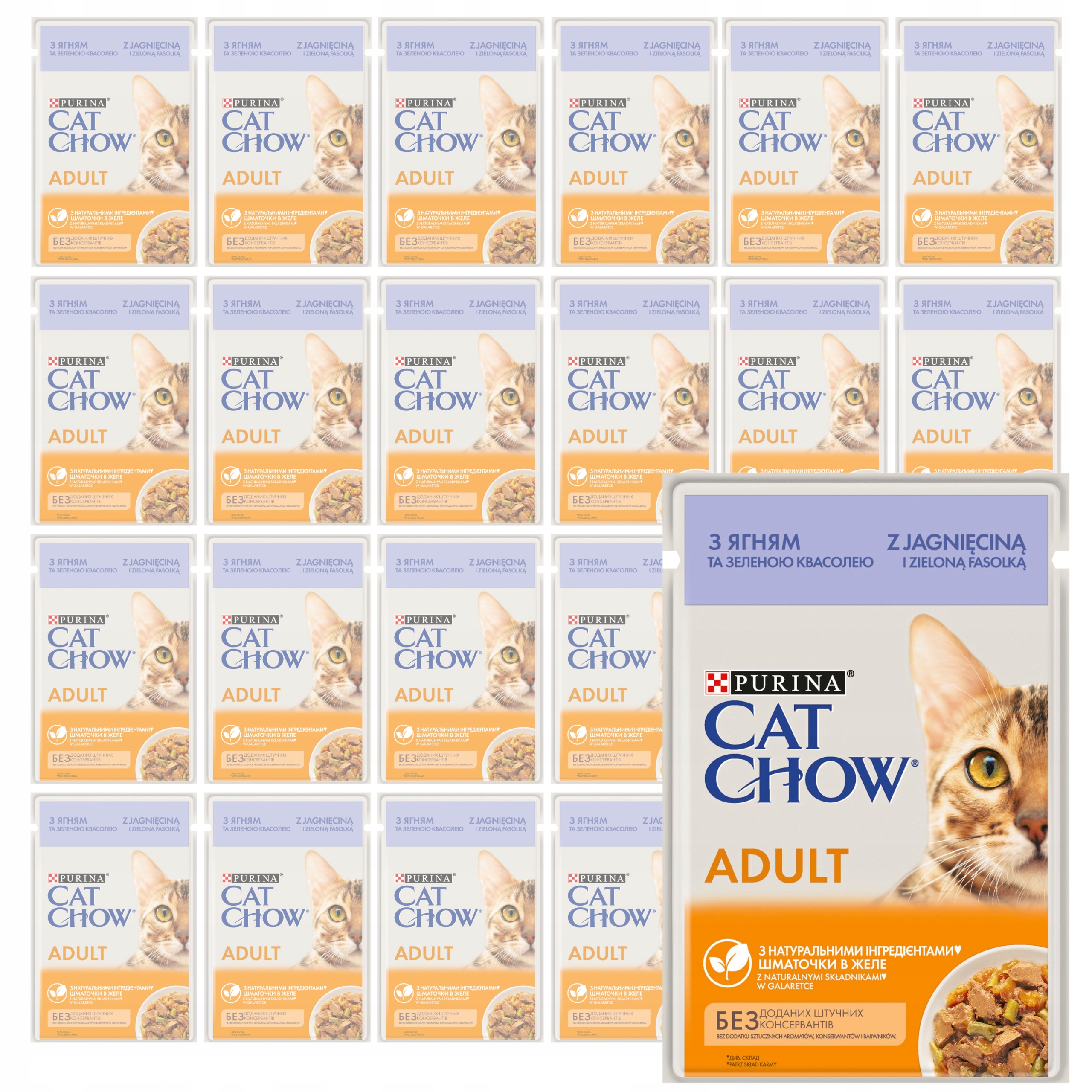 Cat Chow Adult jehněčí 26x85 g