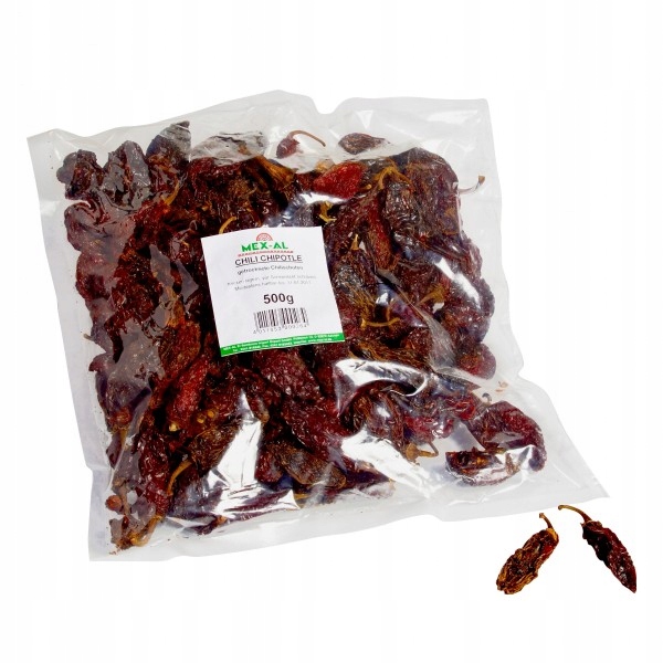 Levně 500g Celé Sušené Chipotle Chilli