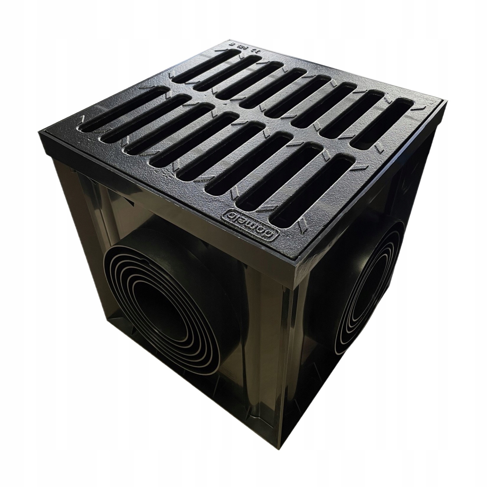 Zberná šachta 300x300 Odvodnenie liatinová mriežka C250