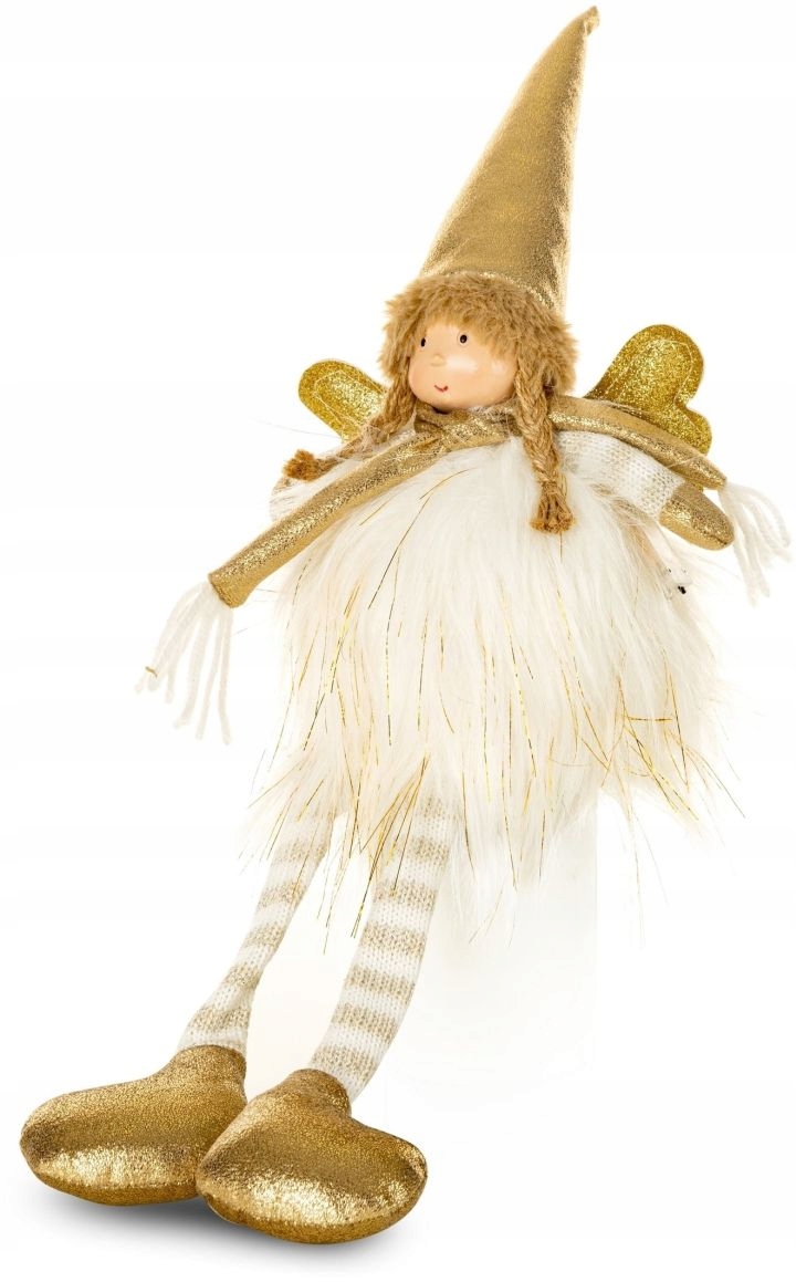 ANIOŁ FIGURKA NA ŚWIĘTA 48 CM OZDOBA ŚWIĄTECZNA