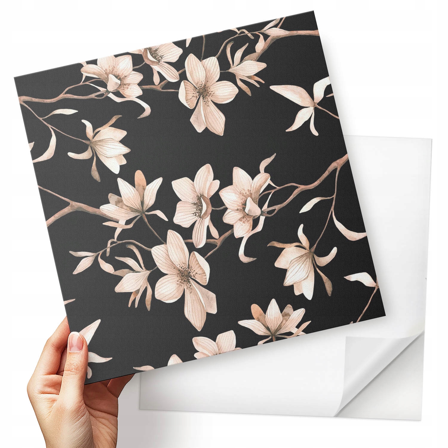 Dekorativní vinylové dlaždice na zeď S Potiskem Květinový vzor 9x30x30 cm