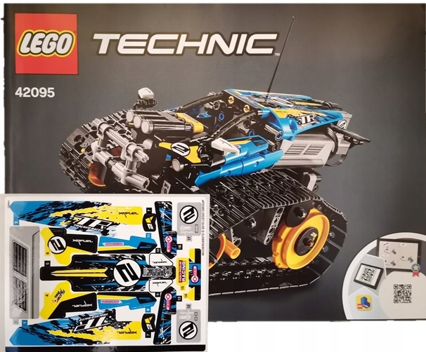 

Lego Technic 46338 6249572 naklejki wyścig 42095