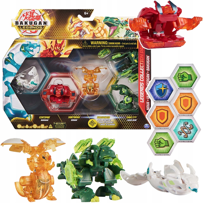 

Bakugan Legends Figurka Nova Gold Dragonoid 4 Pak