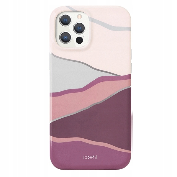 Pouzdro Uniq pouzdro Ciel pro iPhone 12 Pro Max 6,7" růžové/ pink odstíny západu slunce