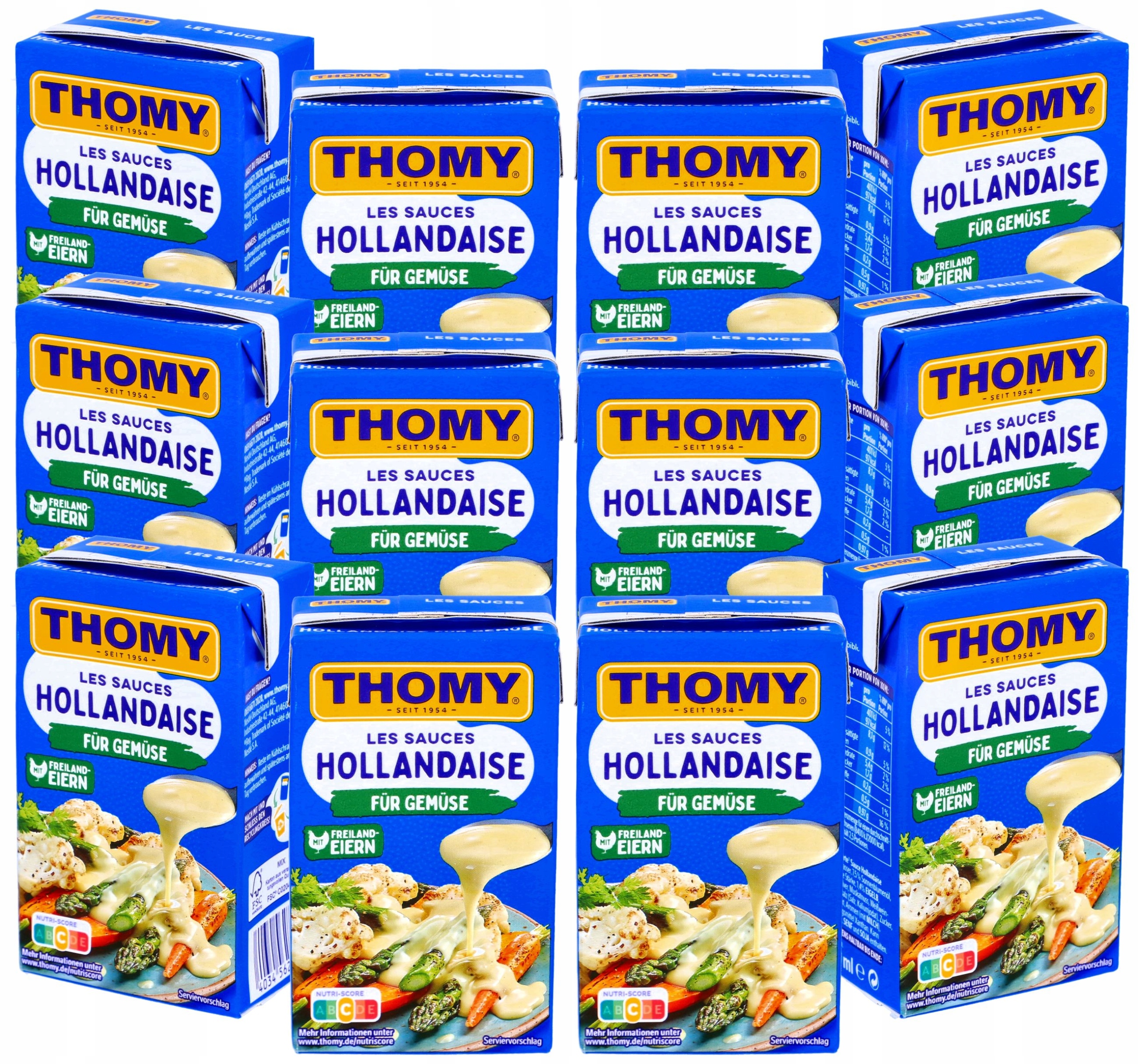 Thomy Sos Holenderski 12x250ml do szparagów brokuła warzyw kalafiora gotowy