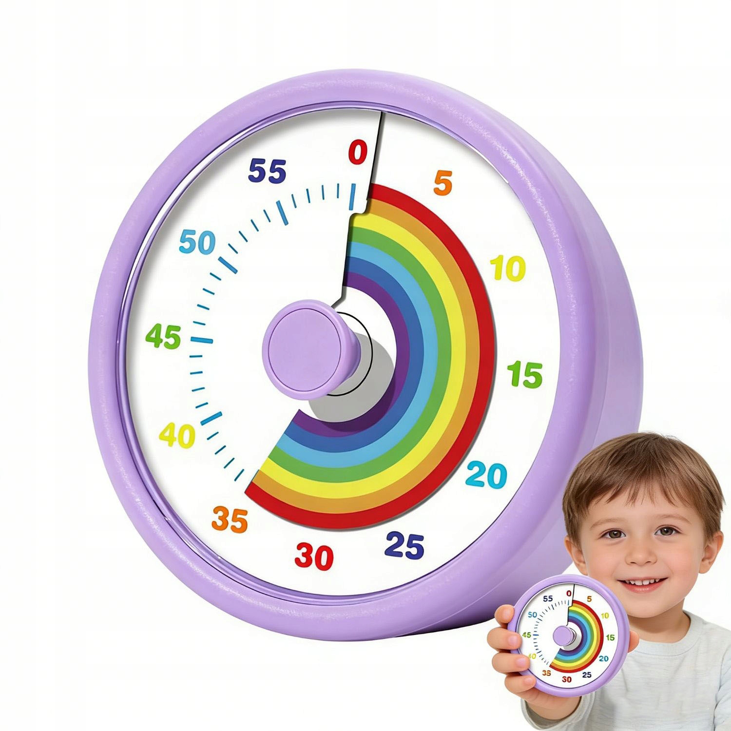 Vizuální Časovač Na 60 Minut Pro Děti A Dospělé Pomůcka pro soustředění při Adhd a autismu