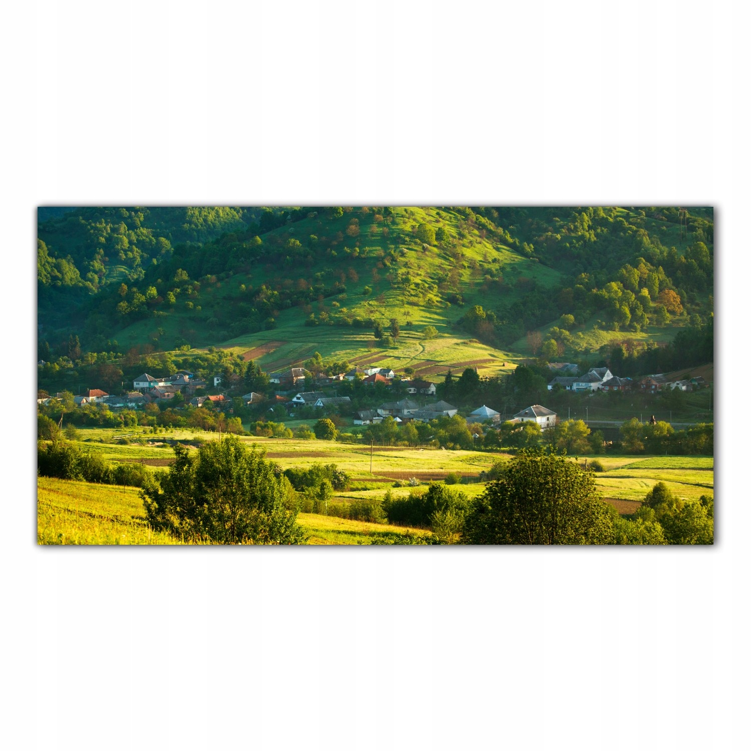 Krajina Hory Příroda 140x70 Panel tvrzené sklo