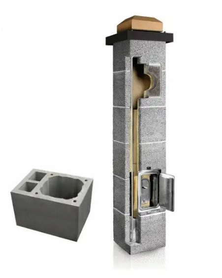 Keramický komínový systém Plewa Uni Fe 18/18 KW2 5 m