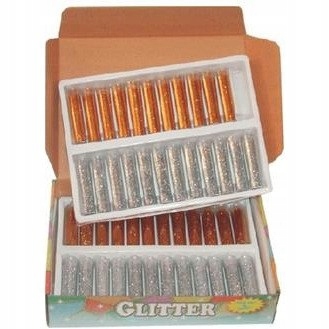 Brokát zlatá/stříbrná lahvička 7ml (48ks) GL-748/1-GS Aliga