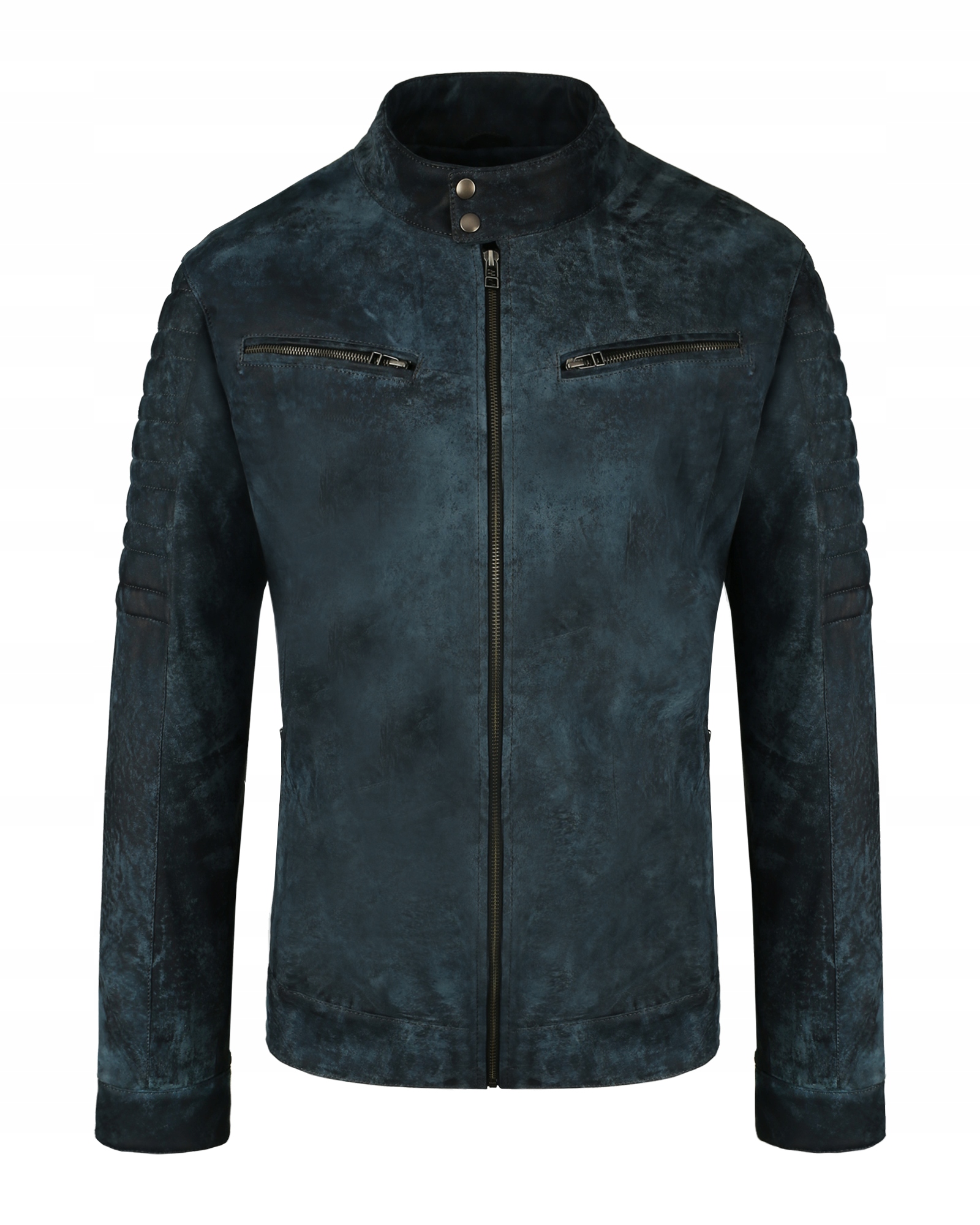 Pánská Kožená Bunda Marco XL Námořnická Modrá Tomskór
