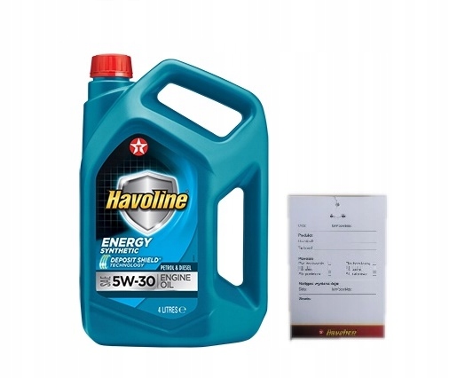 

Texaco 5W30 4L. Havoline Energy