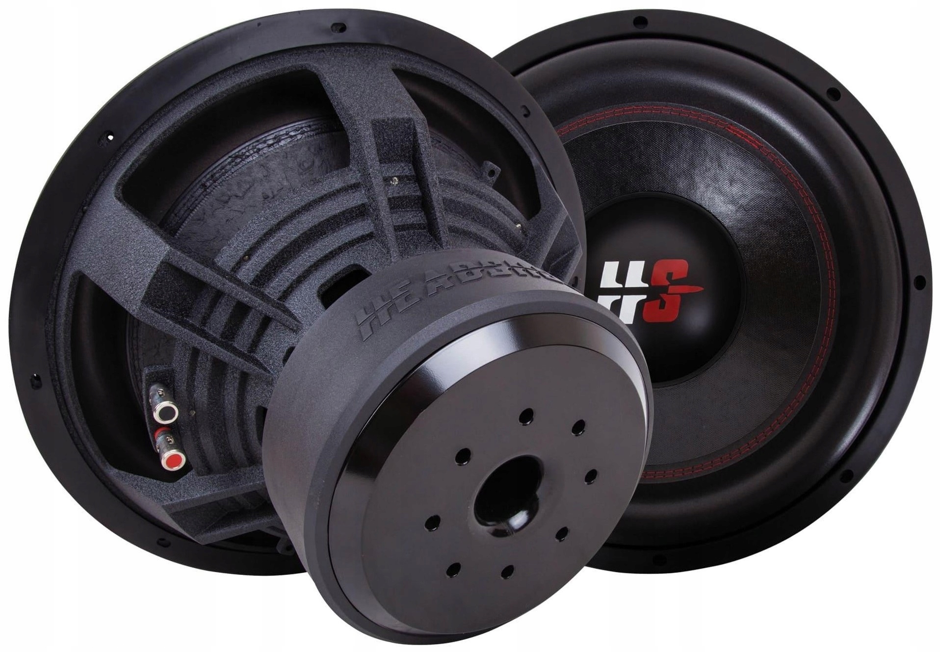 Kicx Head Shot 15 (2+2) Subwoofer do auta 38 cm 15 palcov 1500 W Rms 2x2 Ohm