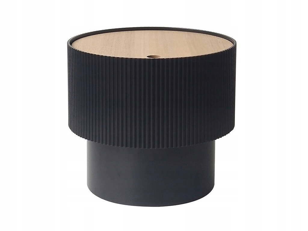 Kávový stolík s úložným prostorem Enola, kulatý, Ø 38,5 cm