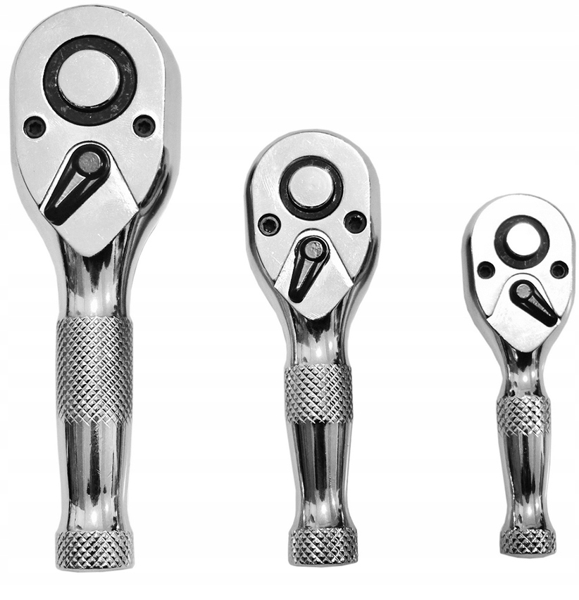 3ШТ МИНИ-ТРЕЩОТКИ 1/4 3/8 1/2 JBM