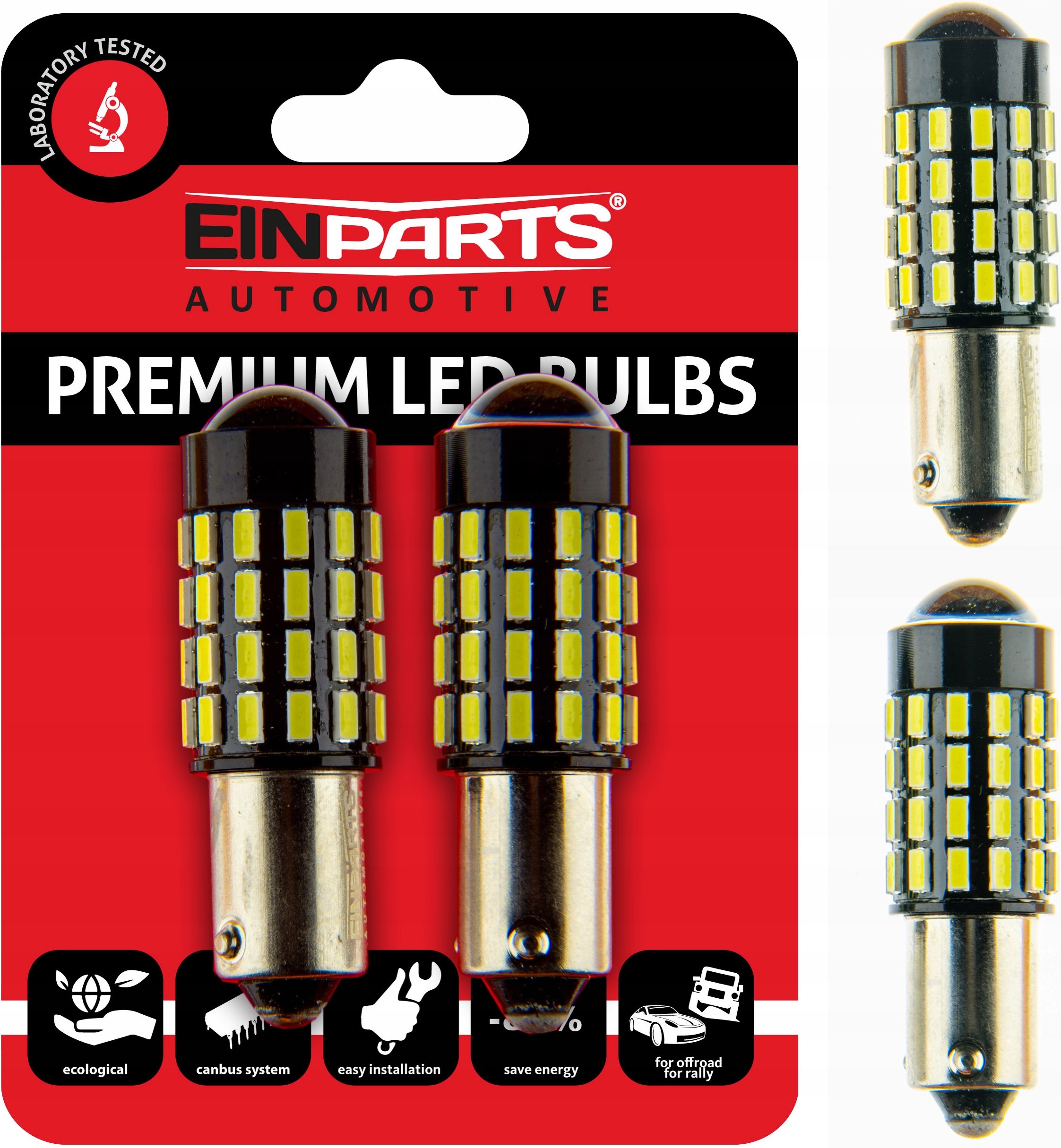 Żarówki Led Rurka Rurkowe H21W 6000K Biała Mgielne