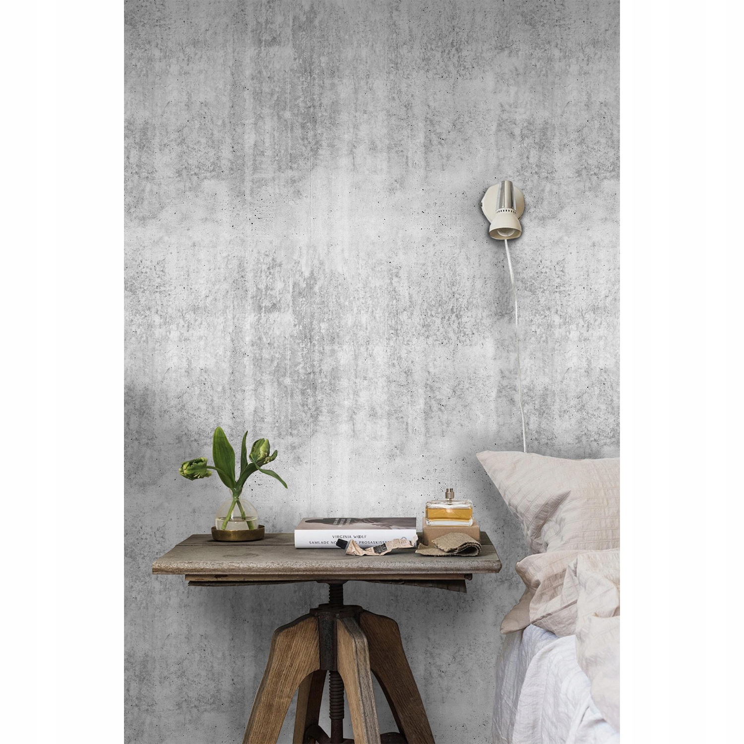 

Samoprzylepna fototapeta Szary beton 250x250 cm