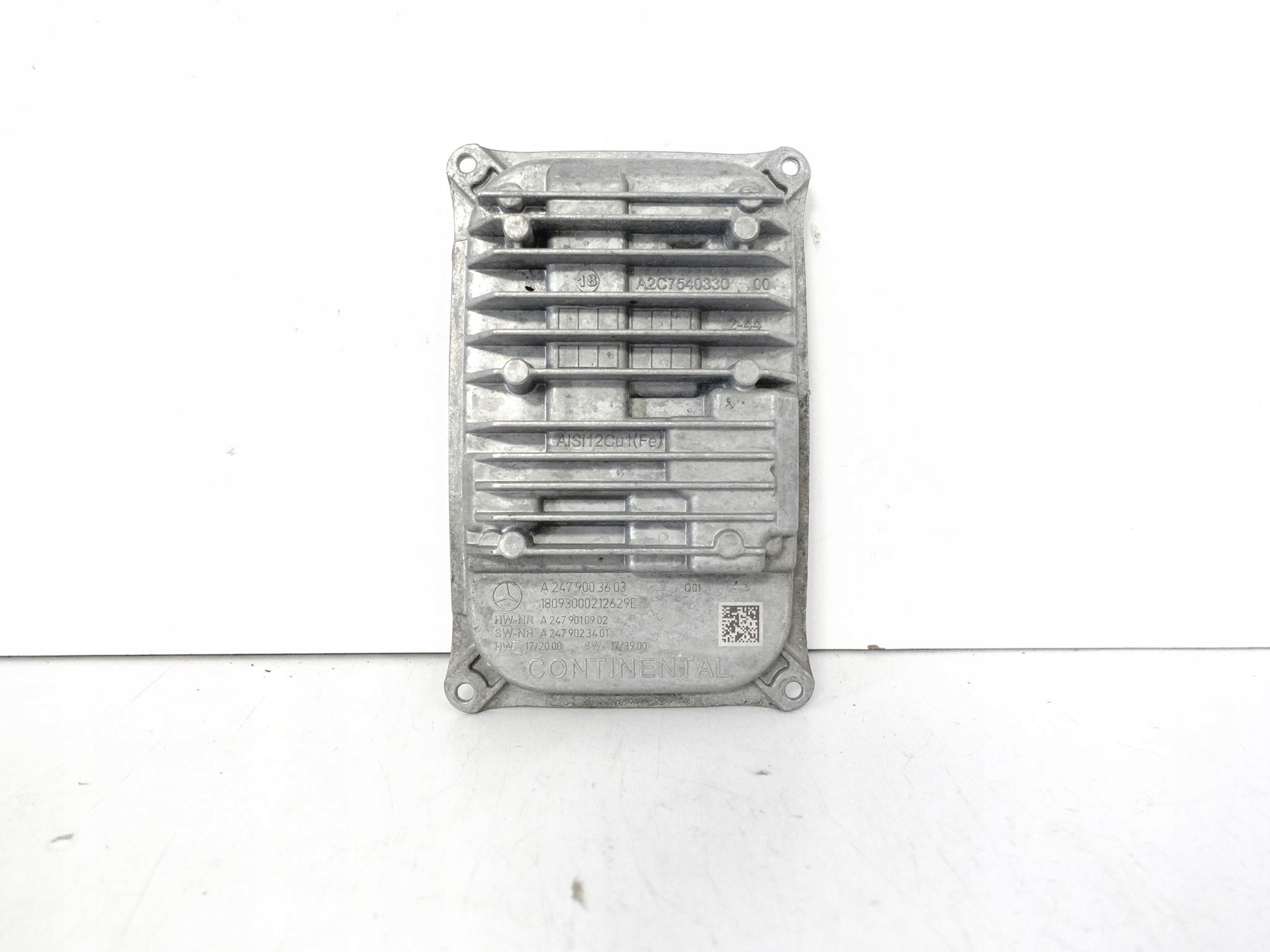 MERCEDES B-KLASA W247 C-KLASA W205 GLC X253 module control unit lights LED