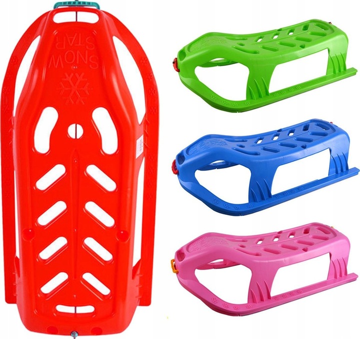 6579 Plastikowe sanki tradycyjne Marmat Snow Star