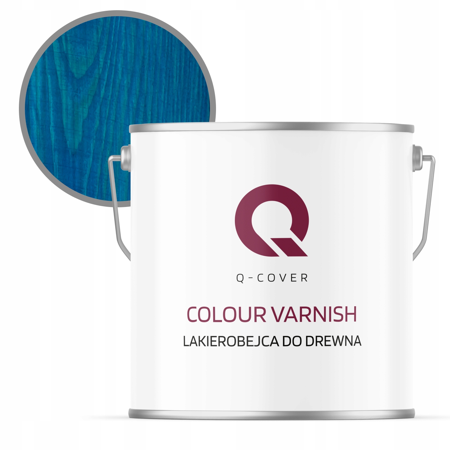 Rýchloschnúci lakovač na drevo a ochranný nábytok 5 l modrý satén Uv